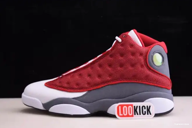 HYPE Grey Gym Flint Air Retro Jordan Red 13 414571-600 0522